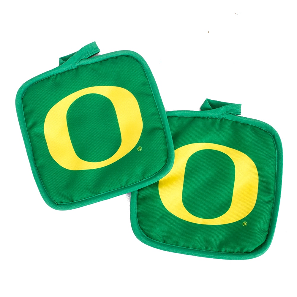 Classic Oregon O, Sewing Concepts, Green, Oven Mitt/Pot Holder, Polyester, Home & Auto, 2 pack, 836127